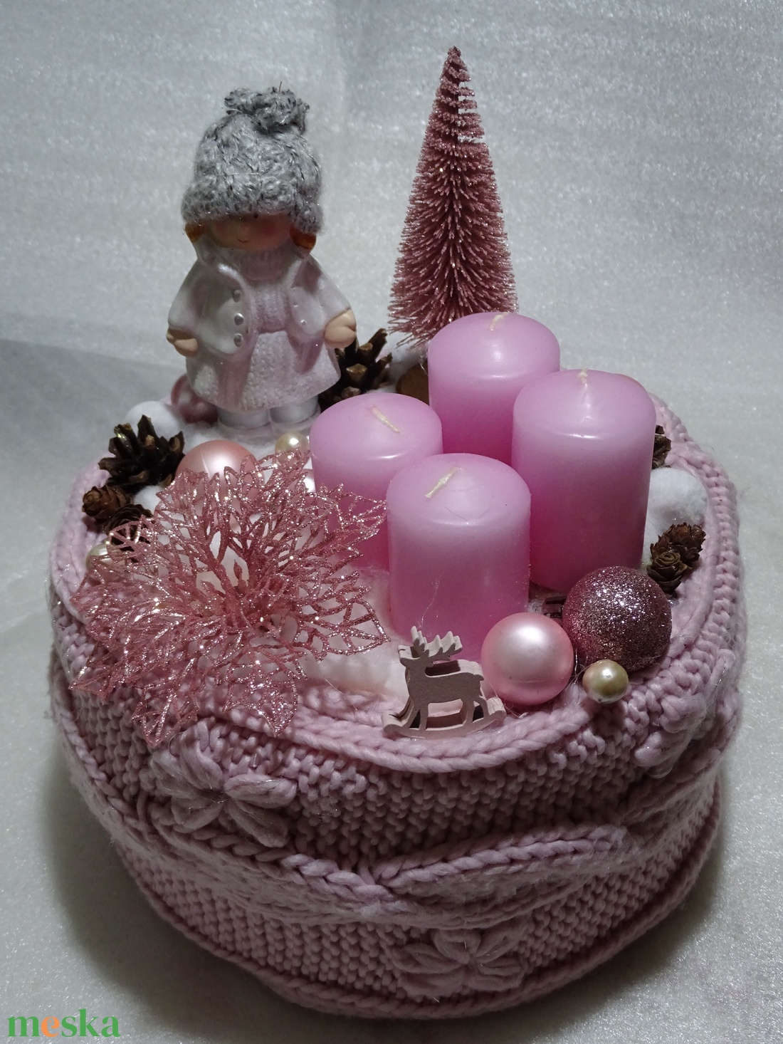Angyali üzenet-puder, adventi, kötött asztaldísz,doboz, koszorú, box - karácsony - adventi díszek - adventi asztaldísz - Meska.hu Angyali üzenet-puder, adventi, kötött asztaldísz,doboz, koszorú, box - karácsony - adventi díszek - adventi asztaldísz - Meska.hu