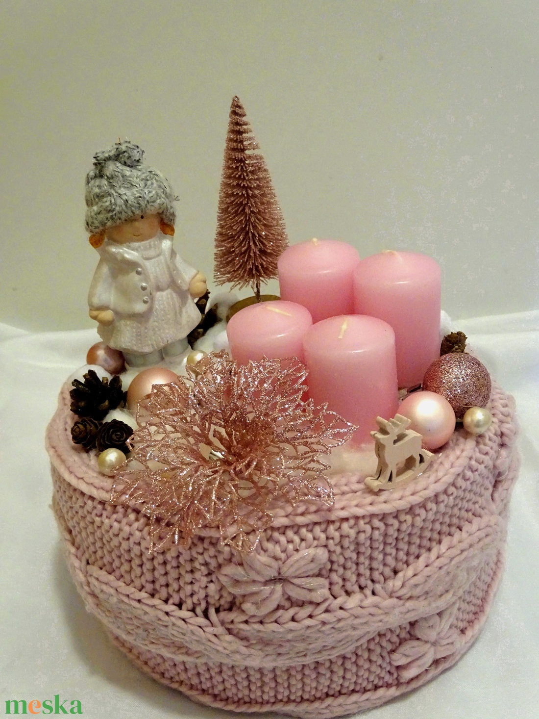 Angyali üzenet-puder, adventi, kötött asztaldísz,doboz, koszorú, box - karácsony - adventi díszek - adventi asztaldísz - Meska.hu Angyali üzenet-puder, adventi, kötött asztaldísz,doboz, koszorú, box - karácsony - adventi díszek - adventi asztaldísz - Meska.hu