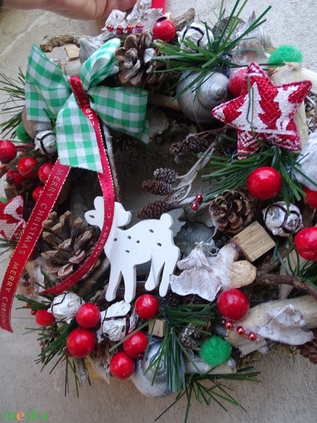 Téli kerek erdő- őzikés,bogyós,karácsonyi,adventi ajtódísz,koszorú kopogtató - karácsony - adventi díszek - adventi ajtódísz - Meska.hu Téli kerek erdő- őzikés,bogyós,karácsonyi,adventi ajtódísz,koszorú kopogtató - karácsony - adventi díszek - adventi ajtódísz - Meska.hu