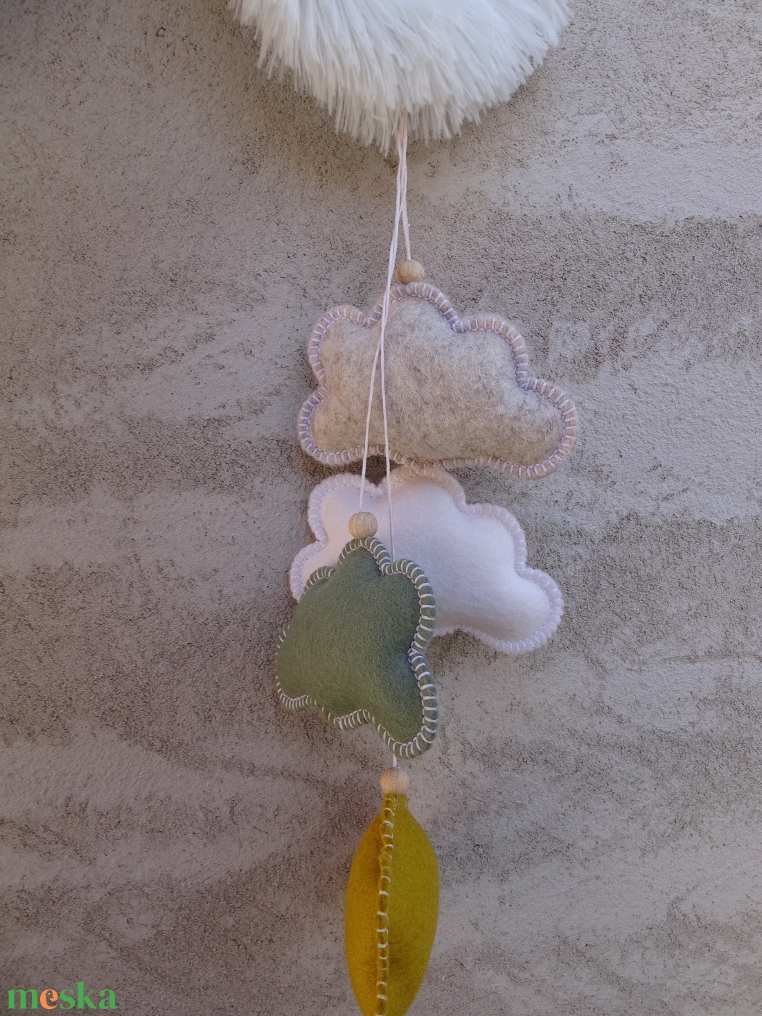  Felhőcske gyermekszoba-ajtódísz,falidísz,ablakdísz - otthon & életmód - dekoráció - ajtó- és ablak dekoráció - ajtódísz & kopogtató - Meska.hu