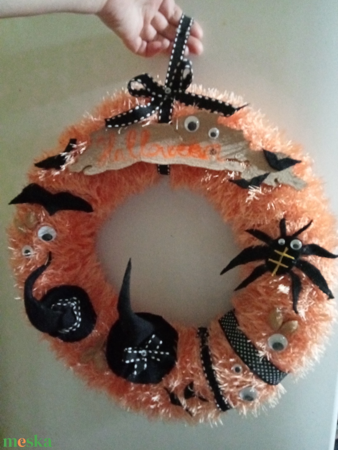 Halloween ajtódísz (nagy méret) - otthon & életmód - dekoráció - halloween - halloweeni ajtódíszek és ablakdíszek - Meska.hu Halloween ajtódísz (nagy méret) - otthon & életmód - dekoráció - halloween - halloweeni ajtódíszek és ablakdíszek - Meska.hu