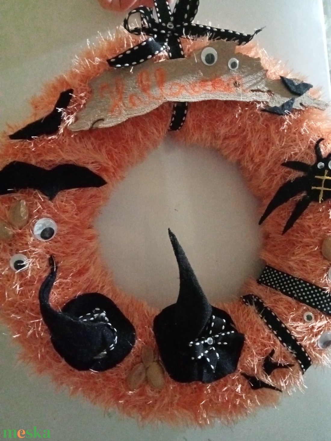 Halloween ajtódísz (nagy méret) - otthon & életmód - dekoráció - halloween - halloweeni ajtódíszek és ablakdíszek - Meska.hu Halloween ajtódísz (nagy méret) - otthon & életmód - dekoráció - halloween - halloweeni ajtódíszek és ablakdíszek - Meska.hu