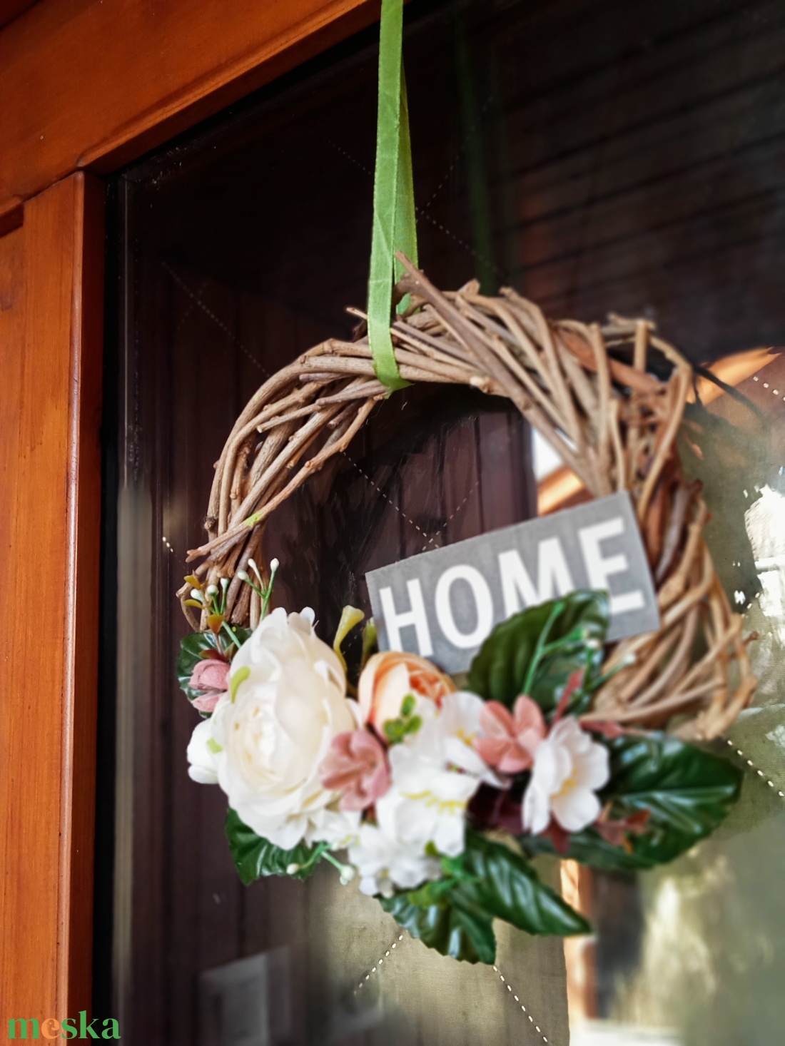 ZSongás ajtódísz,koszorú,kopogtató - otthon & életmód - dekoráció - ajtó- és ablak dekoráció - ajtódísz & kopogtató - Meska.hu
