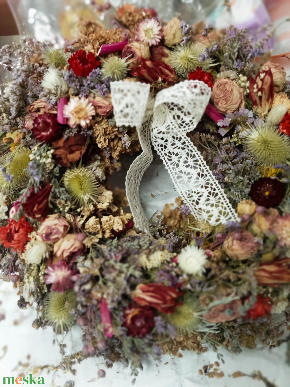 tVirágözön ,egyedi, természetes , illatos ajtódísz  - otthon & életmód - dekoráció - ajtó- és ablak dekoráció - ajtódísz & kopogtató - Meska.hu