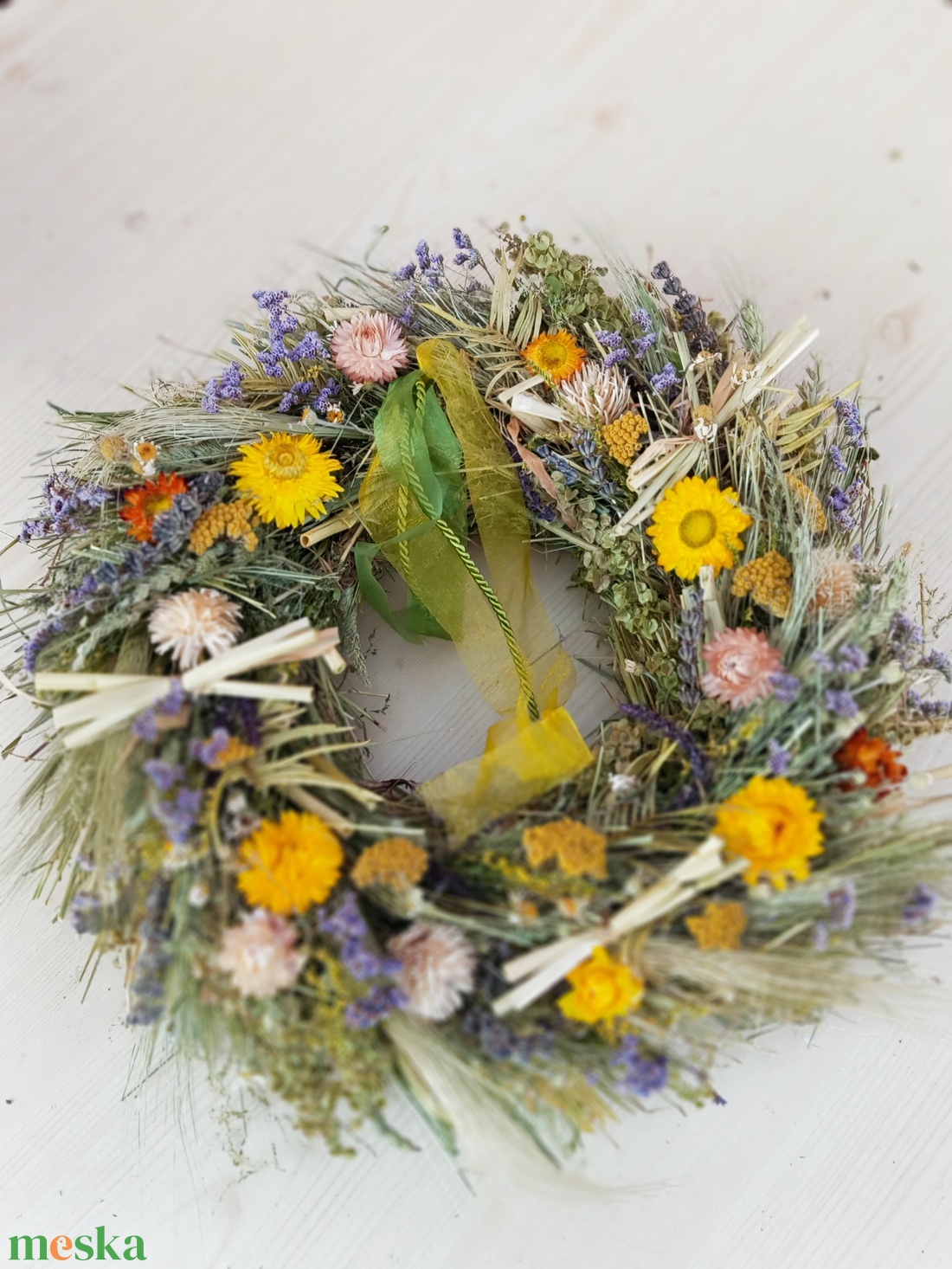 Tavaszi napsütés  természetes ajtodisz - otthon & életmód - dekoráció - ajtó- és ablak dekoráció - ajtódísz & kopogtató - Meska.hu