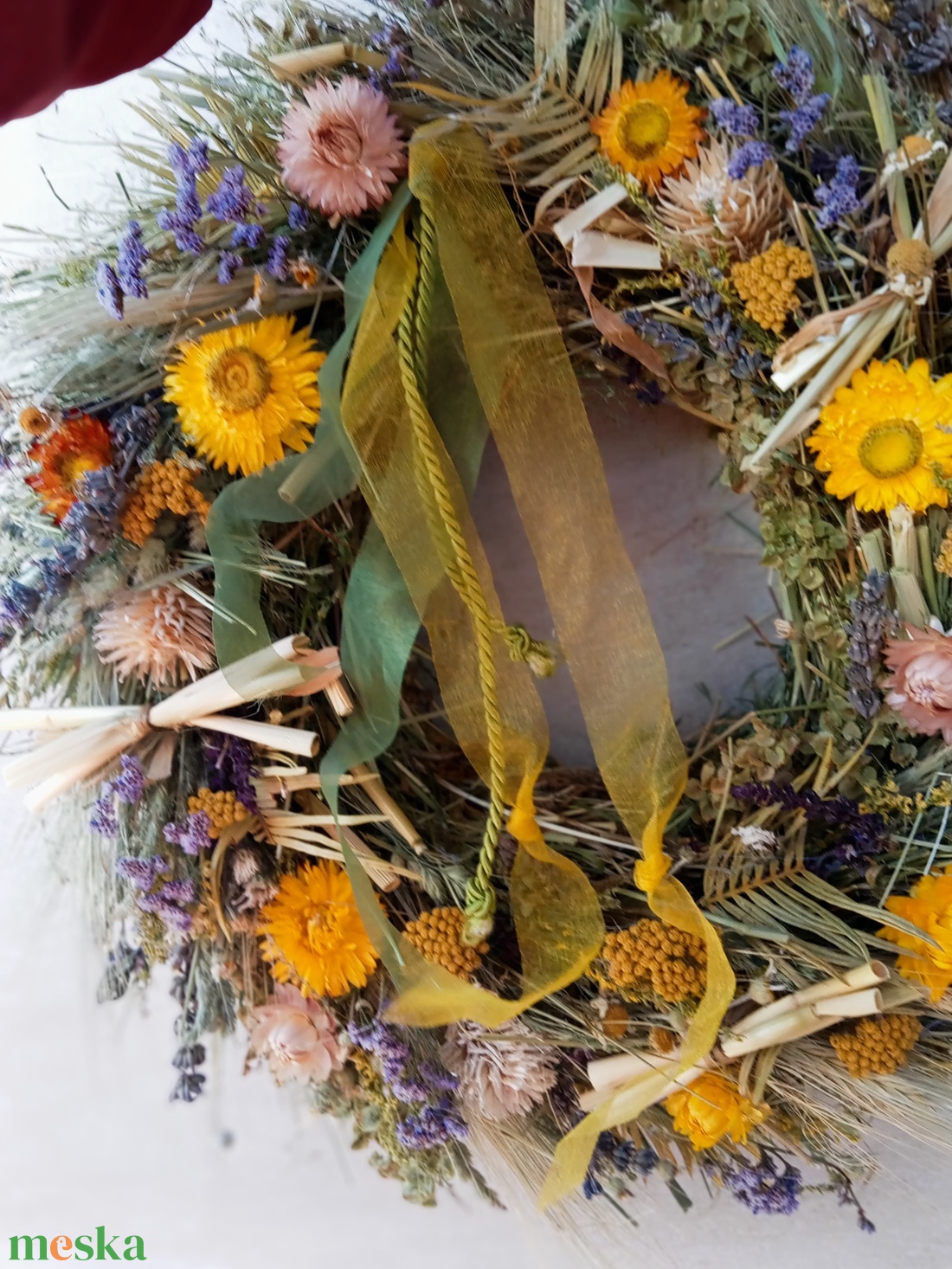 Tavaszi napsütés  természetes ajtodisz - otthon & életmód - dekoráció - ajtó- és ablak dekoráció - ajtódísz & kopogtató - Meska.hu