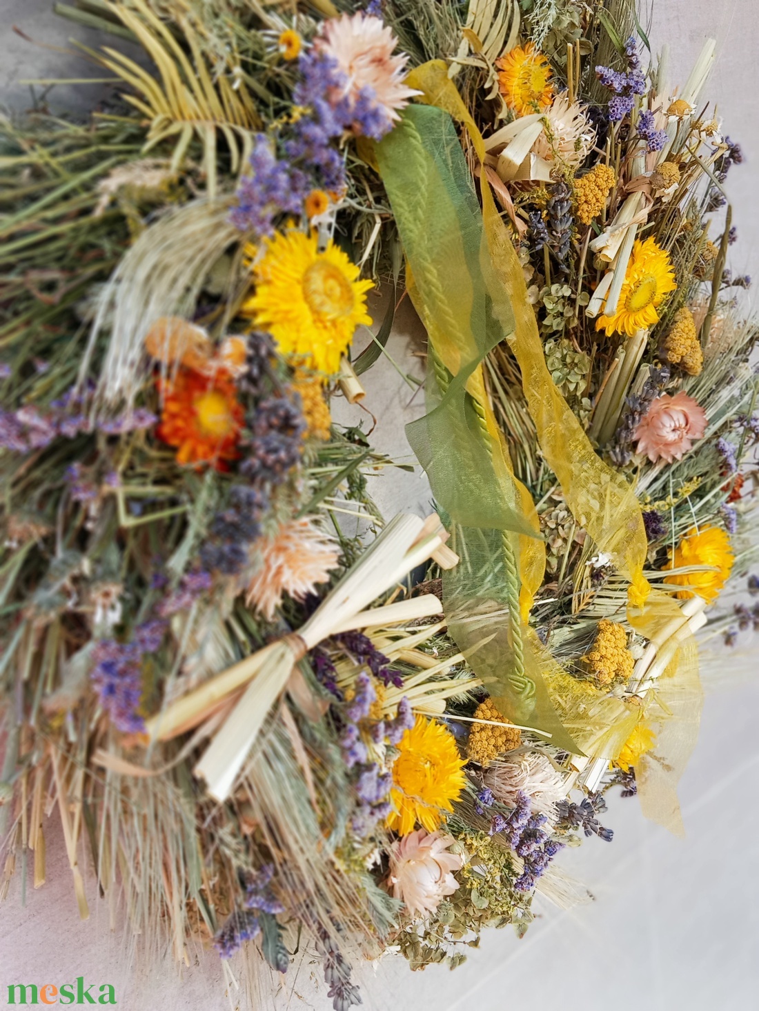 Tavaszi napsütés  természetes ajtodisz - otthon & életmód - dekoráció - ajtó- és ablak dekoráció - ajtódísz & kopogtató - Meska.hu