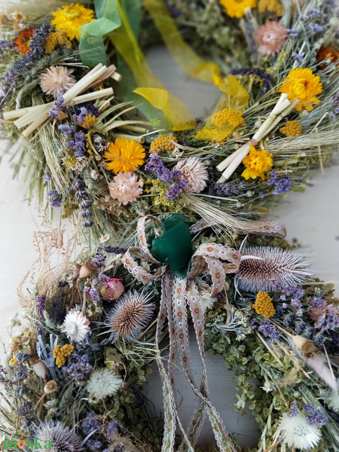 Tavaszi napsütés  természetes ajtodisz - otthon & életmód - dekoráció - ajtó- és ablak dekoráció - ajtódísz & kopogtató - Meska.hu