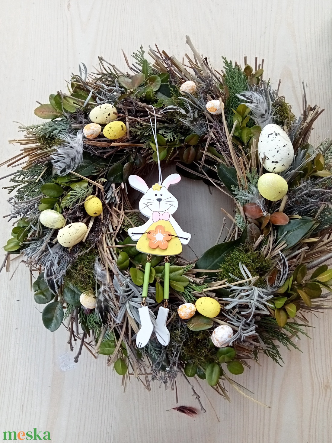 Első napsugár ,tavaszi húsvéti ajtódísz  - otthon & életmód - dekoráció - ajtó- és ablak dekoráció - ajtódísz & kopogtató - Meska.hu