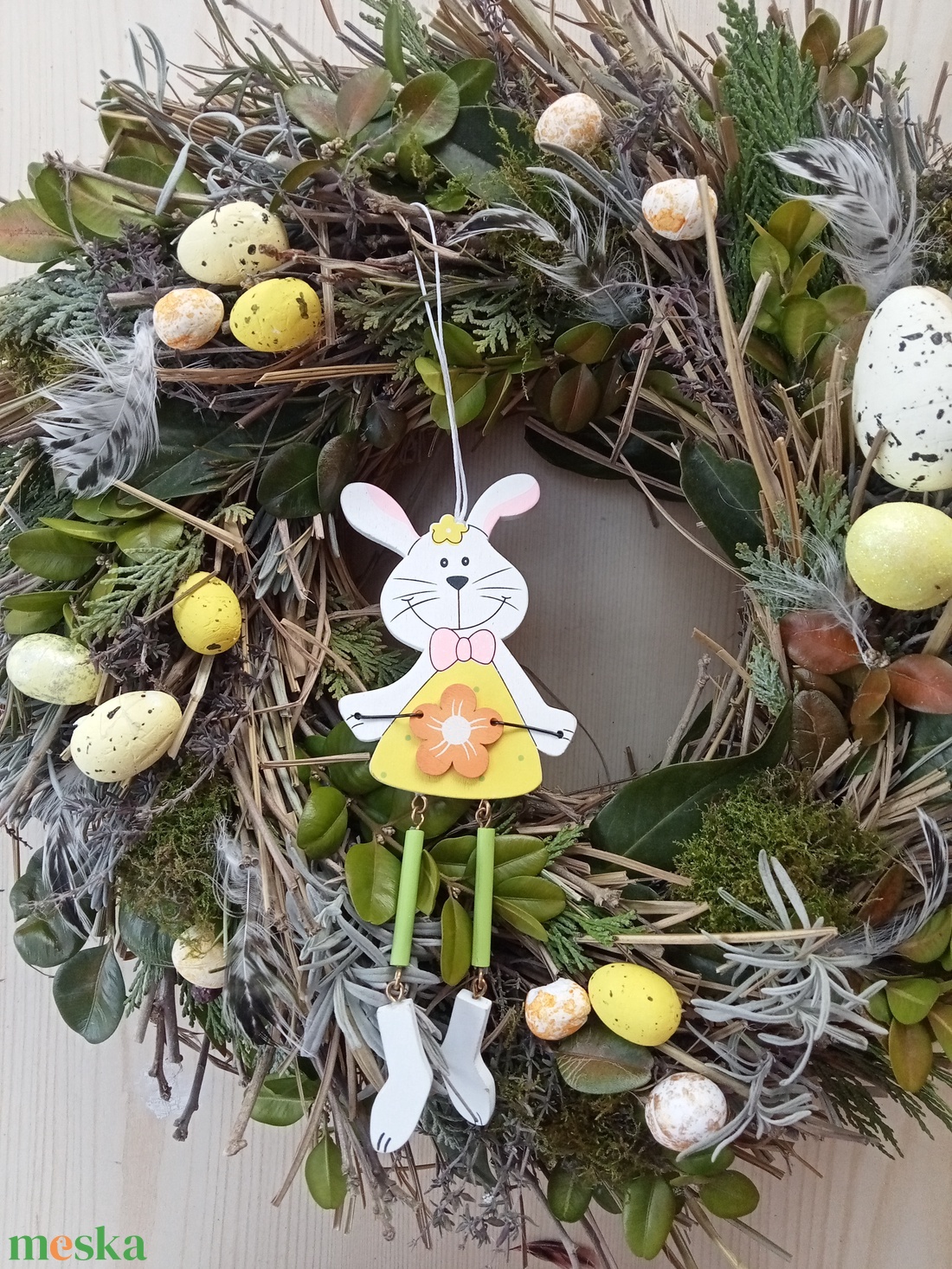 Első napsugár ,tavaszi húsvéti ajtódísz  - otthon & életmód - dekoráció - ajtó- és ablak dekoráció - ajtódísz & kopogtató - Meska.hu