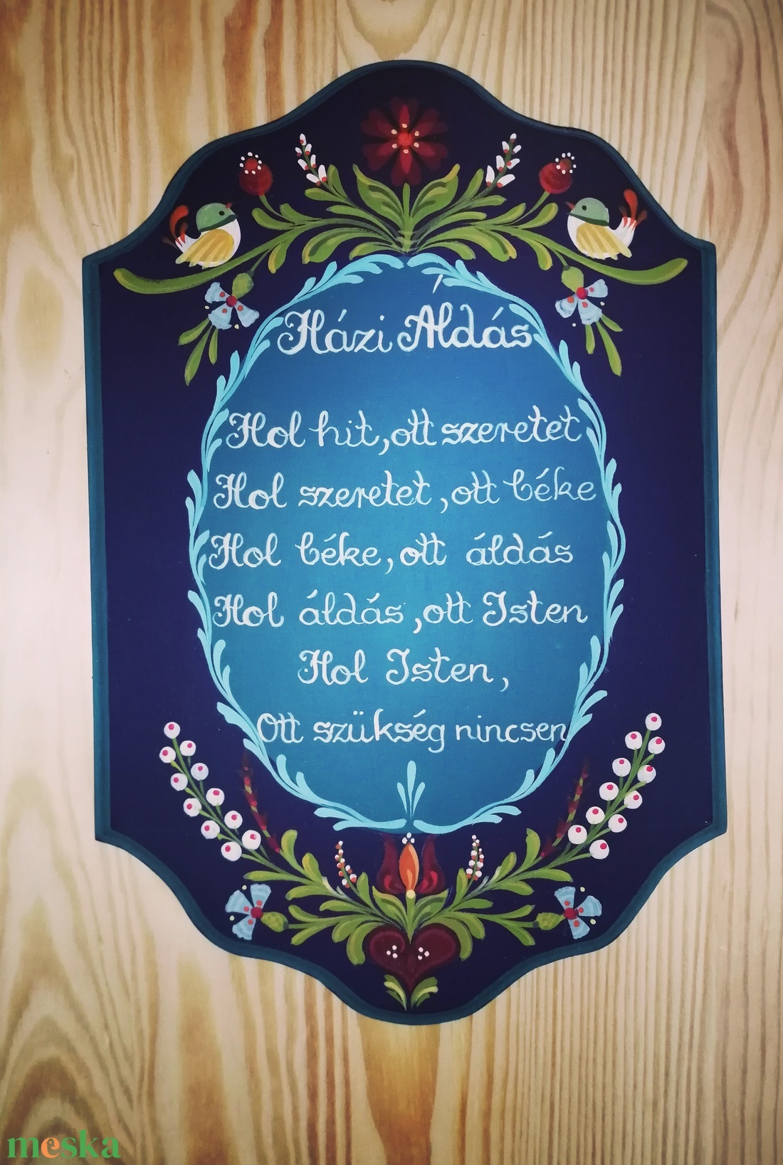 Házi Áldás tábla  - otthon & életmód - vallás - házi áldás - Meska.hu