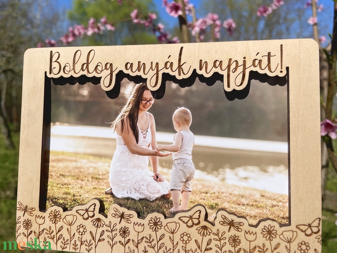 Anyák napi képkeret - otthon & életmód - dekoráció - kép & falikép - képkeret - Meska.hu