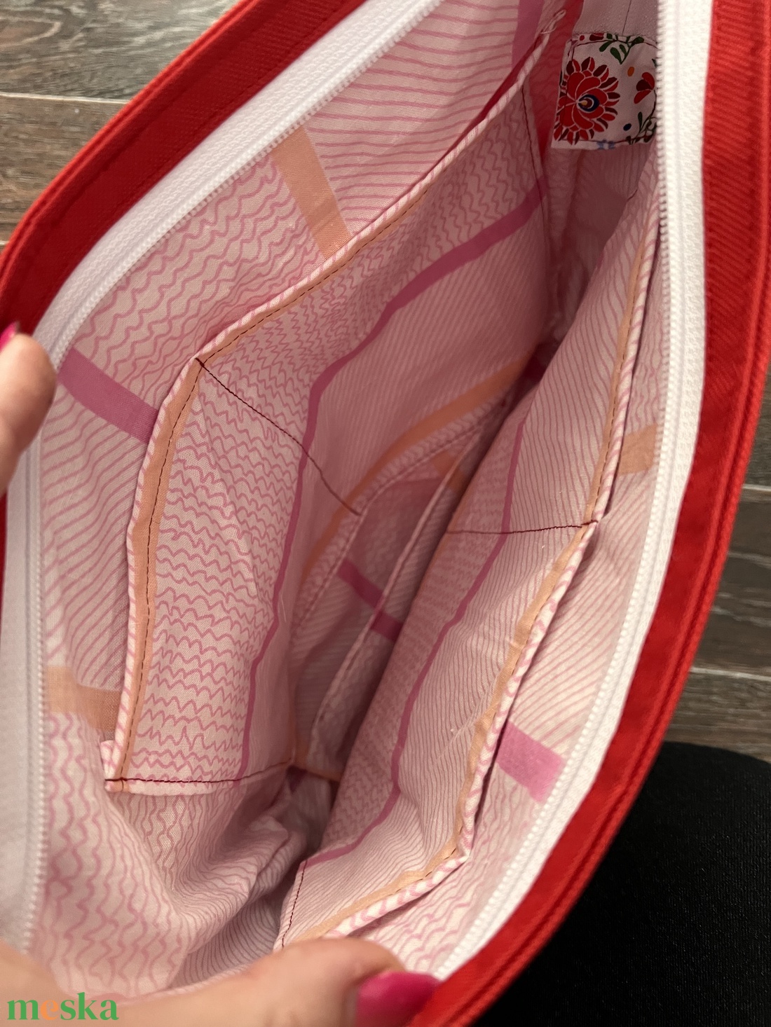 Népi mintás táska - táska & tok - kézitáska & válltáska - válltáska - Meska.hu