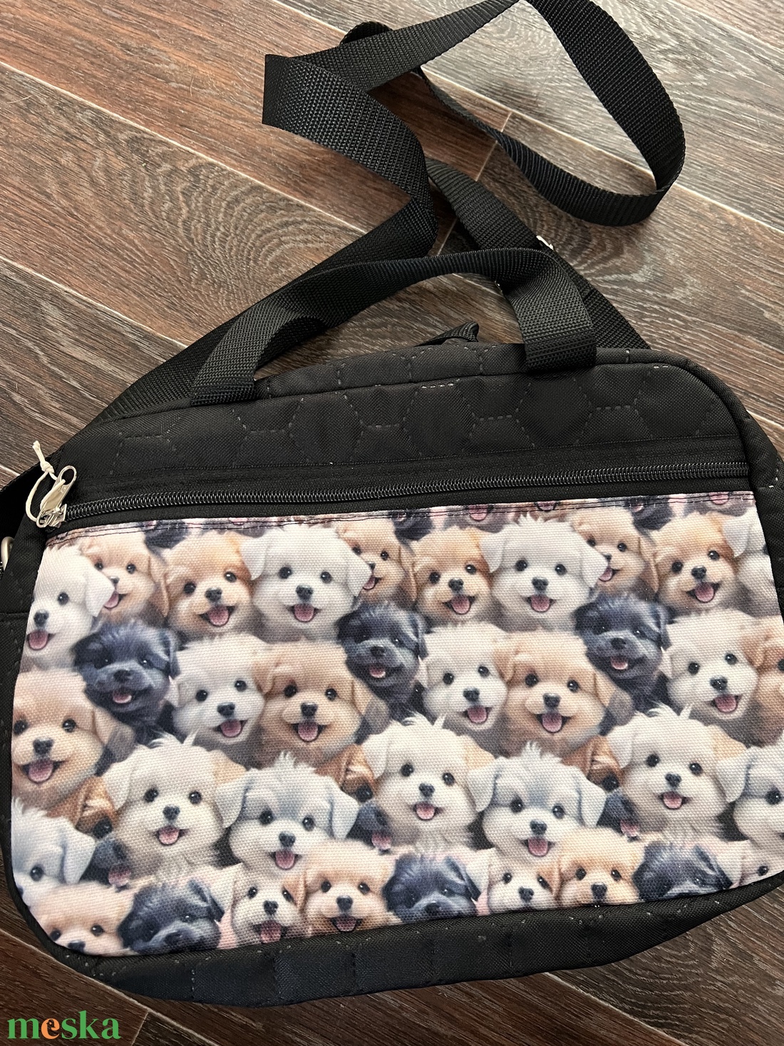 Kutyás válltáska - táska & tok - kézitáska & válltáska - válltáska - Meska.hu