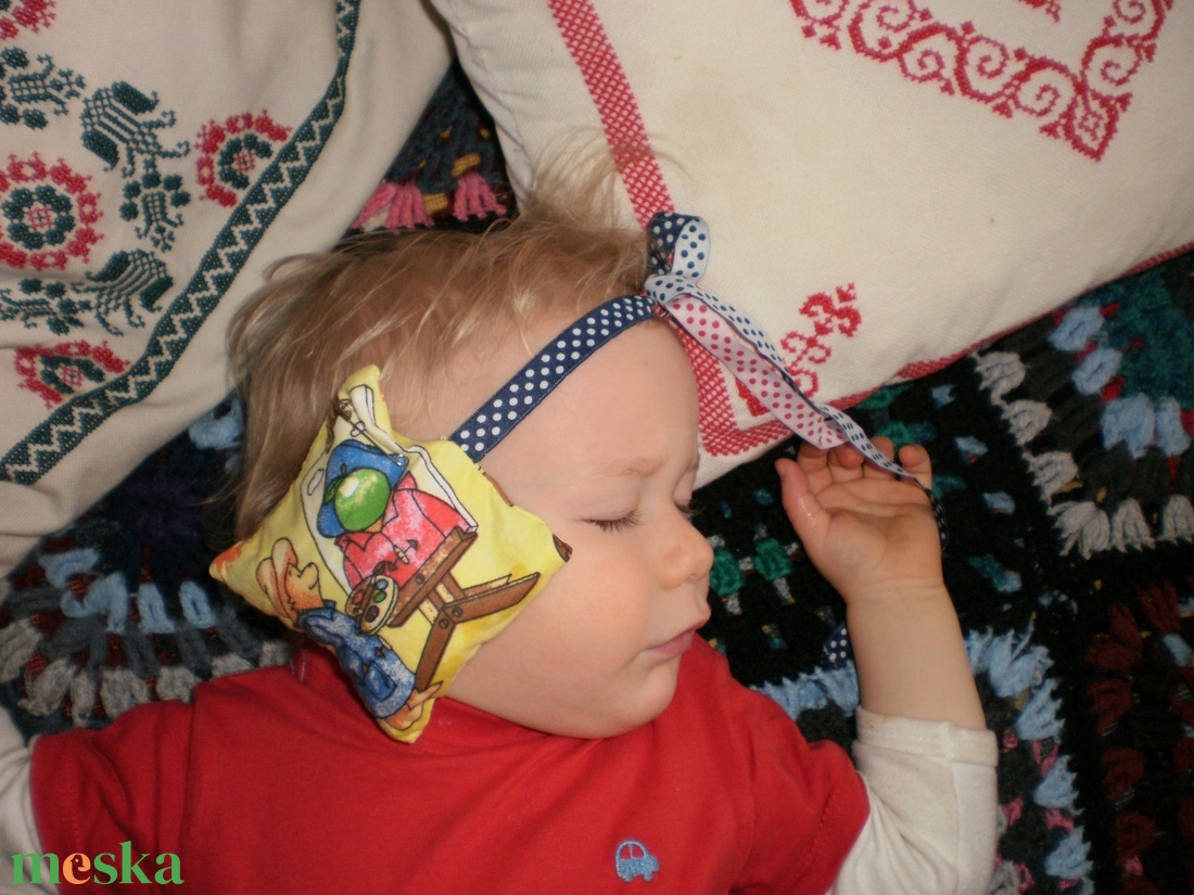 Fülre köthető sópárna, melegítőpárna -  - Meska.hu