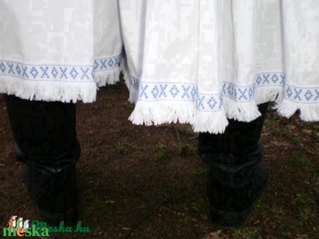 tényleg bő bőgatya, csikós nadrág :) fehér színű/ népviselet -  - Meska.hu
