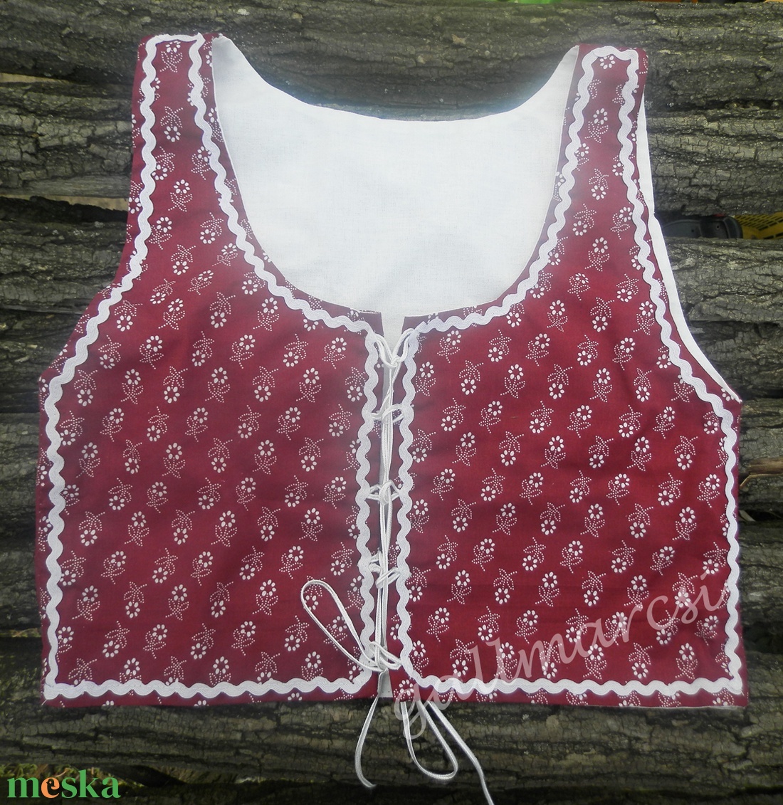 Néptánc mellény, népi női mellény -  - Meska.hu