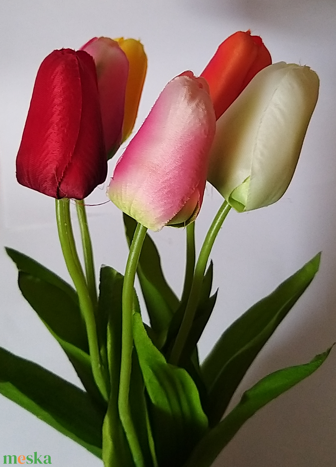 Selyem szálas tulipán - otthon & életmód - dekoráció - virágdísz és tartó - csokor & virágdísz - Meska.hu Selyem szálas tulipán - otthon & életmód - dekoráció - virágdísz és tartó - csokor & virágdísz - Meska.hu