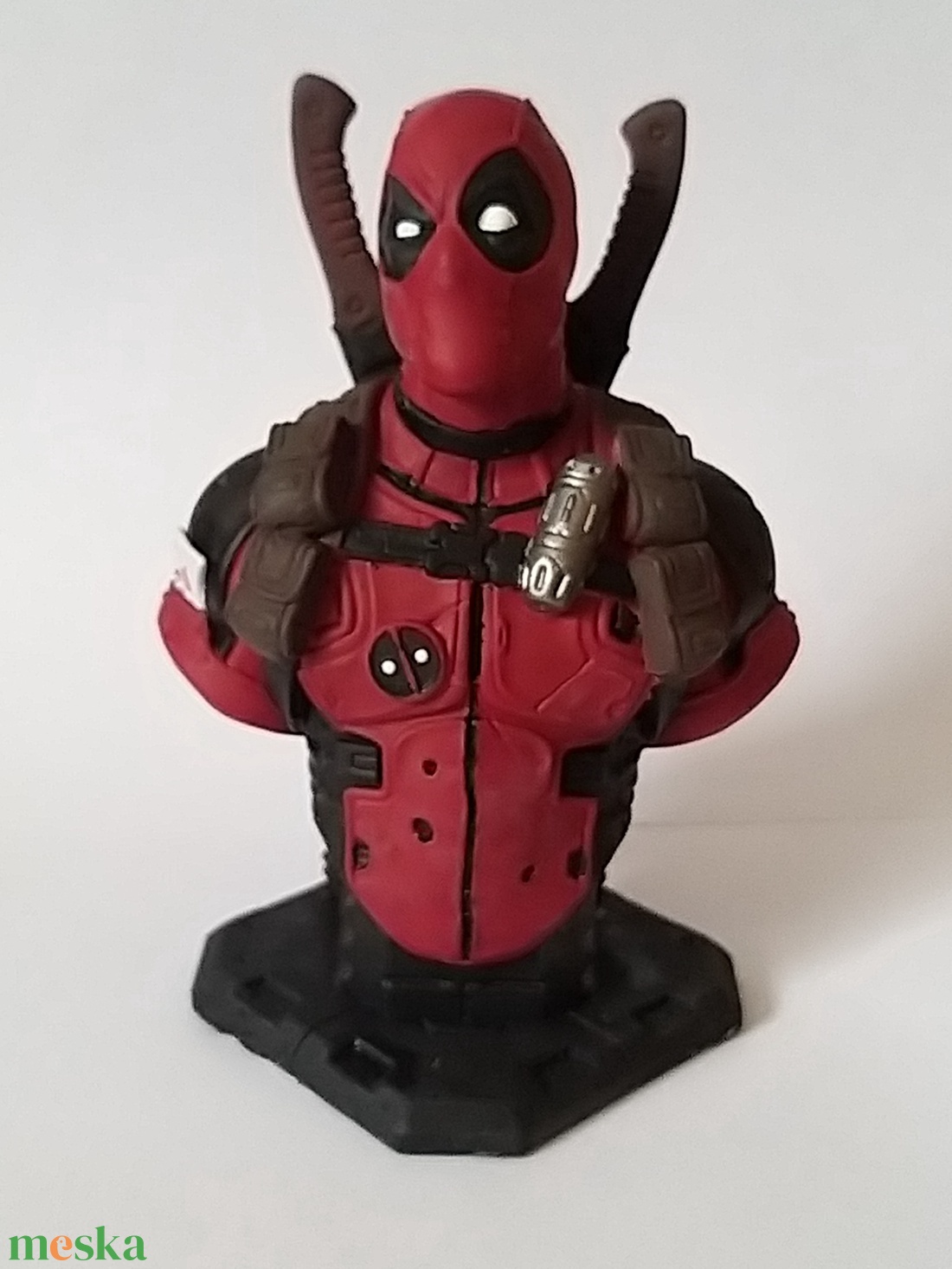 Deadpool szobor - otthon & életmód - dekoráció - asztal és polc dekoráció - asztaldísz - Meska.hu