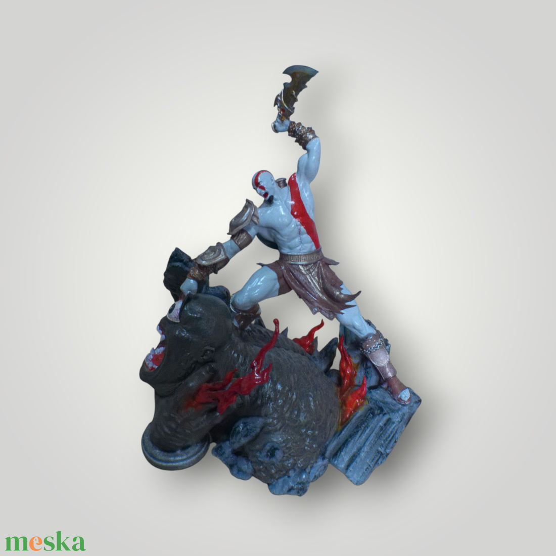 God of war szobor - otthon & életmód - dekoráció - asztal és polc dekoráció - asztaldísz - Meska.hu