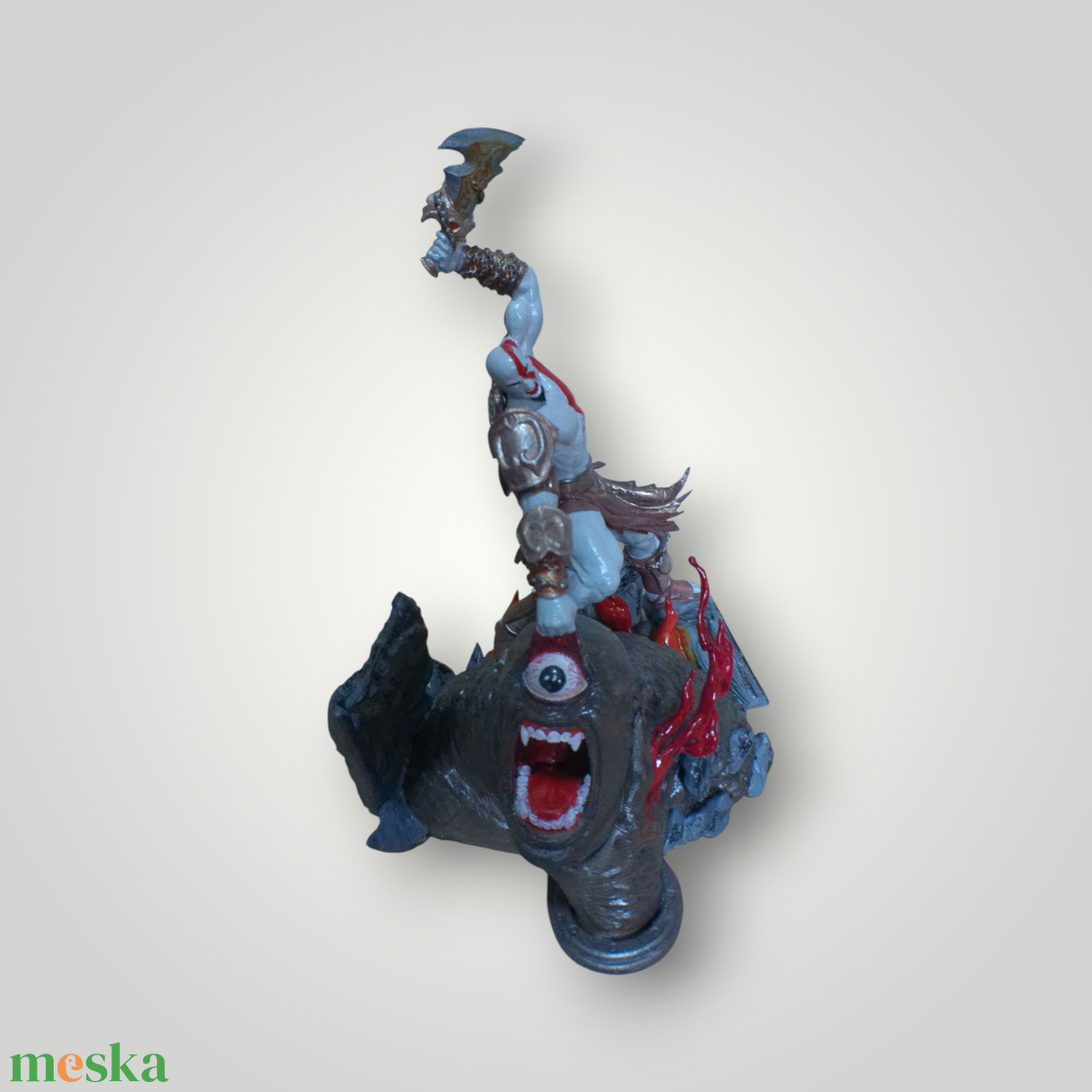 God of war szobor - otthon & életmód - dekoráció - asztal és polc dekoráció - asztaldísz - Meska.hu