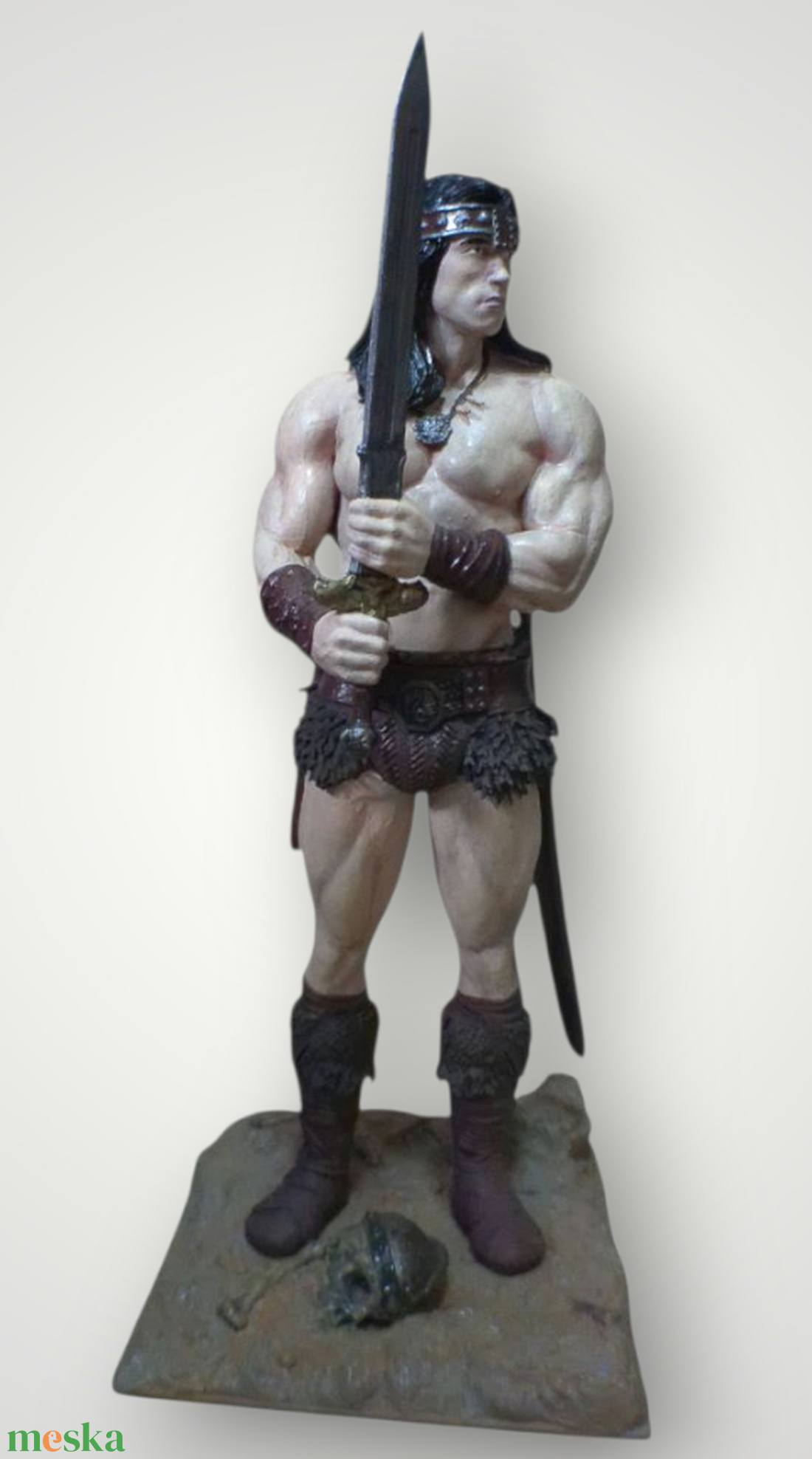 Conan szobor - otthon & életmód - dekoráció - asztal és polc dekoráció - asztaldísz - Meska.hu