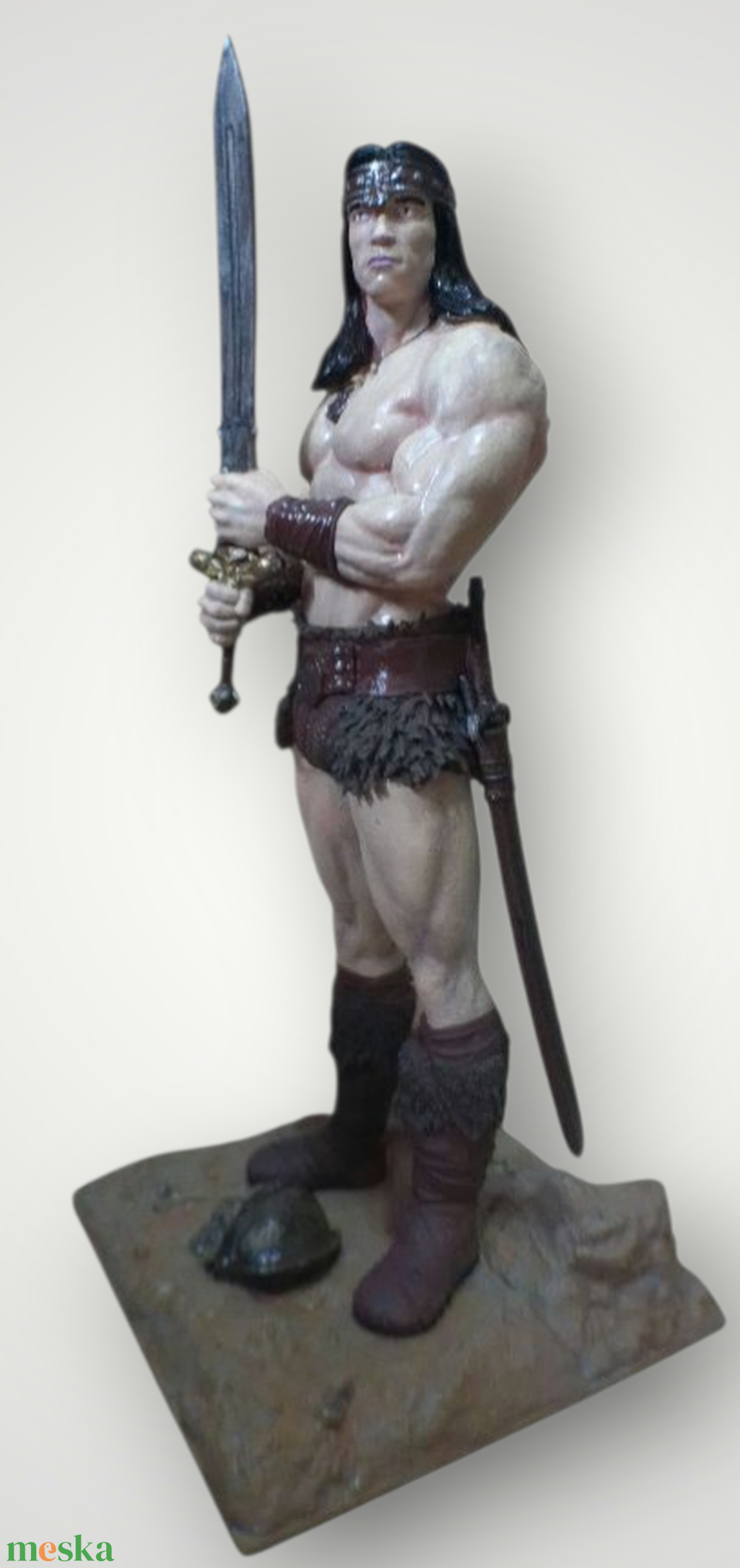 Conan szobor - otthon & életmód - dekoráció - asztal és polc dekoráció - asztaldísz - Meska.hu