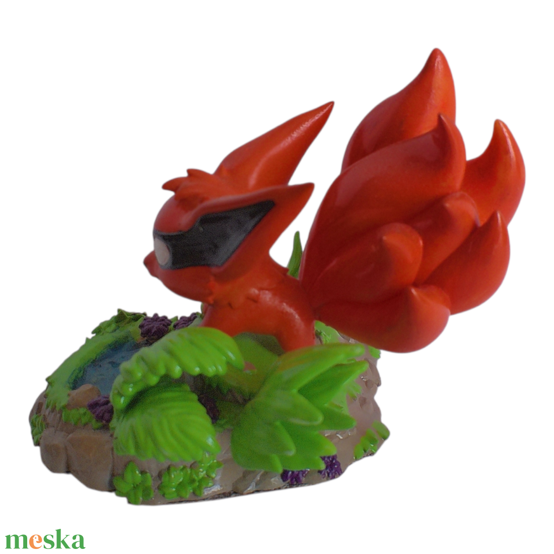  kurama kilencfarkú róka szobor - otthon & életmód - dekoráció - dekoratív figurák és szobrok - Meska.hu