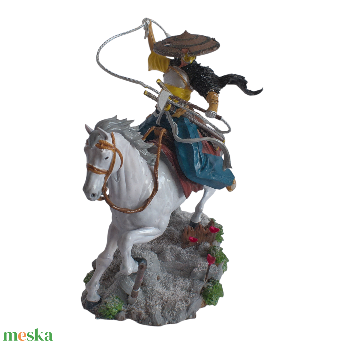 Ghost of yotei atsu szobor - otthon & életmód - dekoráció - dekoratív figurák és szobrok - Meska.hu