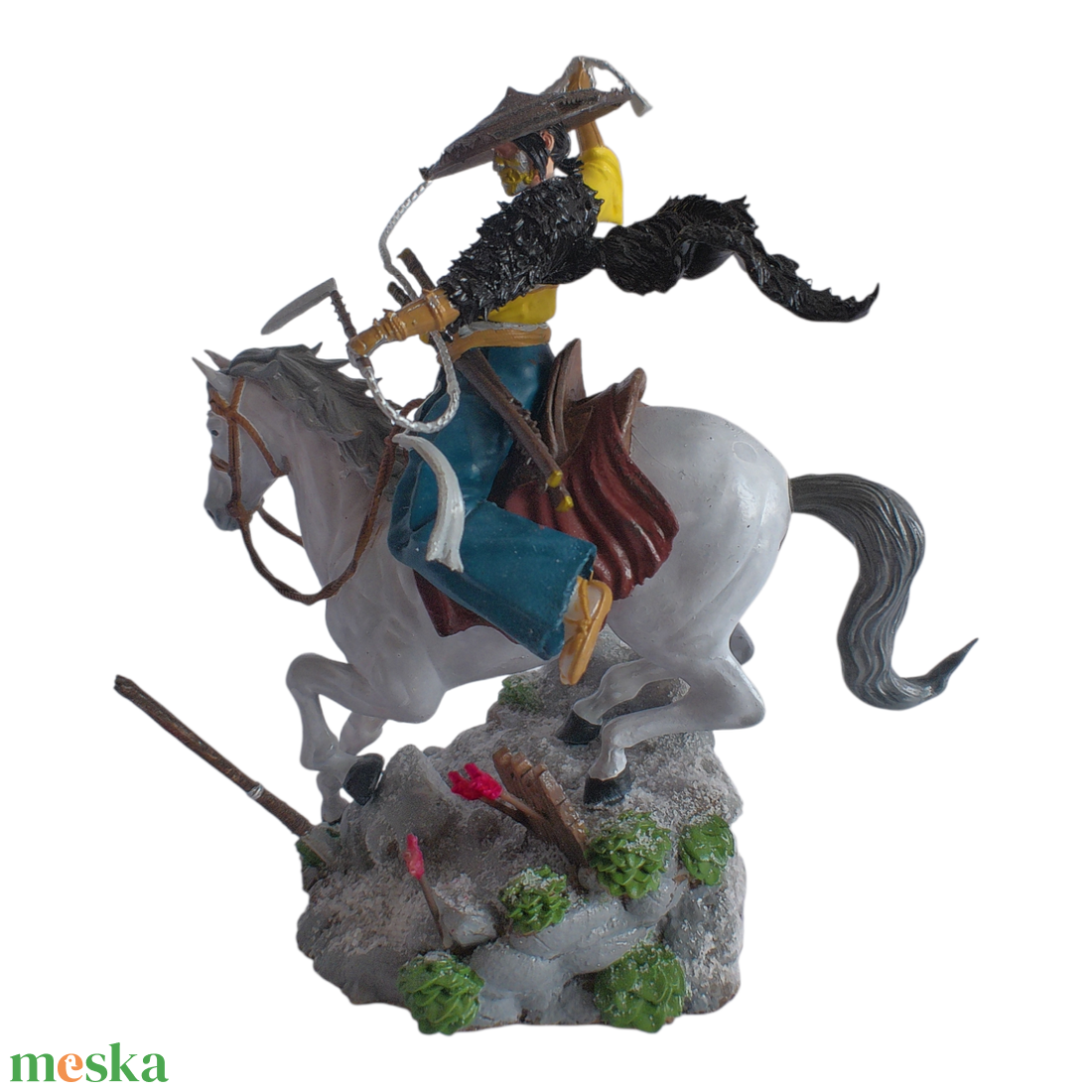 Ghost of yotei atsu szobor - otthon & életmód - dekoráció - dekoratív figurák és szobrok - Meska.hu