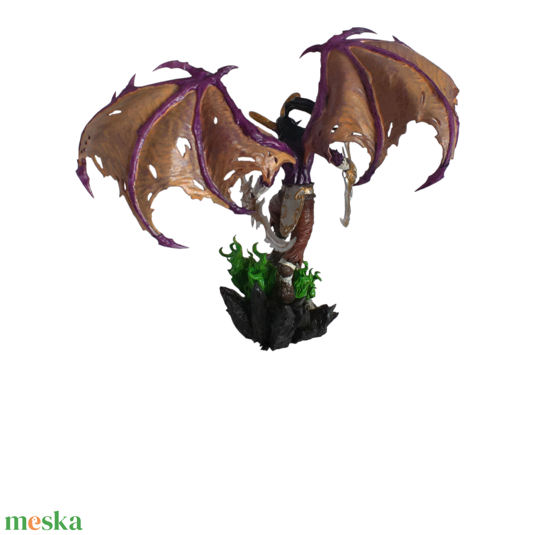 world of warcraft illidan stormrage szobor - otthon & életmód - dekoráció - asztal és polc dekoráció - asztaldísz - Meska.hu