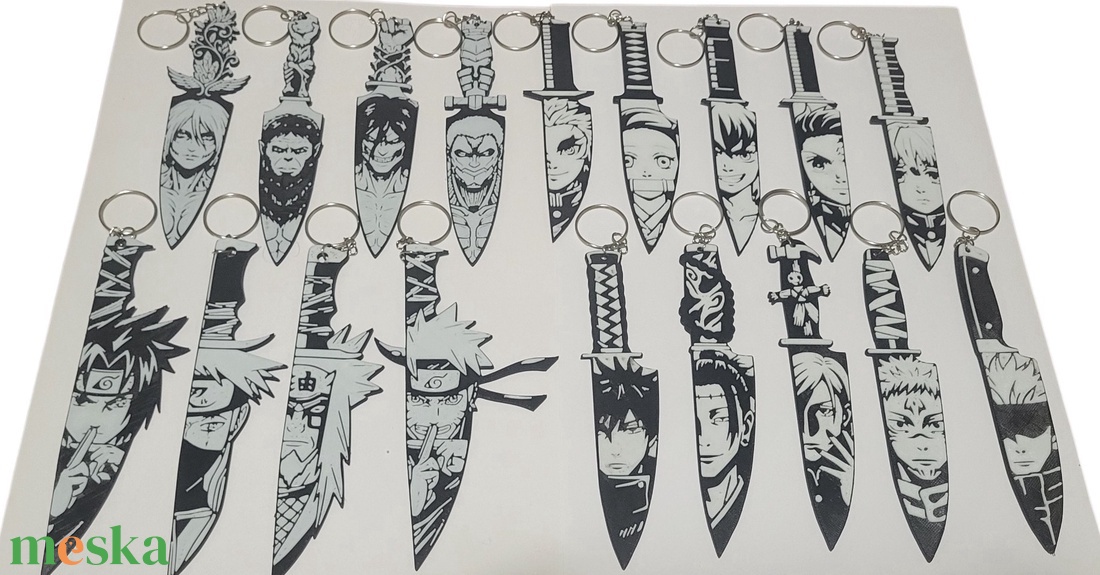 Anime karakter kulcstartó - otthon & életmód - dekoráció - dekoratív figurák és szobrok - Meska.hu