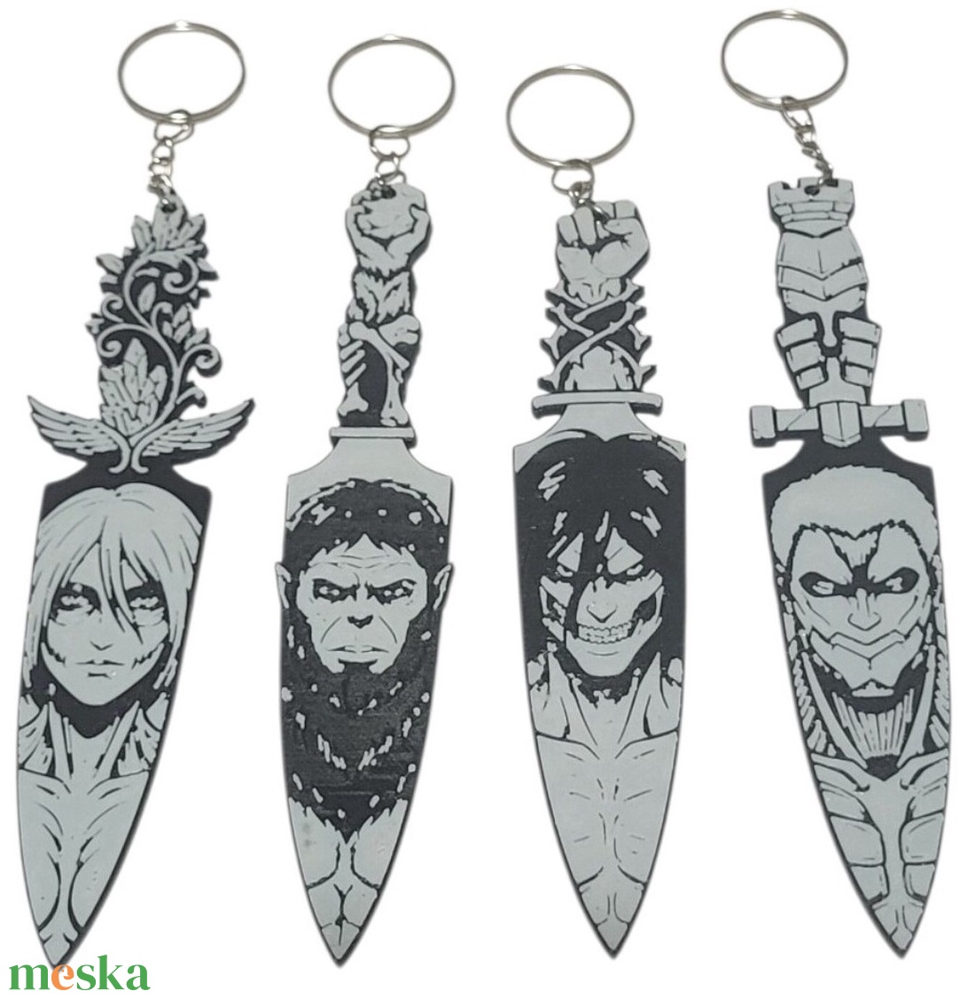 Anime karakter kulcstartó - otthon & életmód - dekoráció - dekoratív figurák és szobrok - Meska.hu
