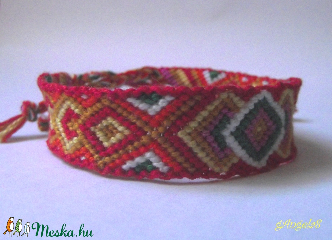 Mesés Kelet csomózott karkötő - ékszer - karkötő - Meska.hu