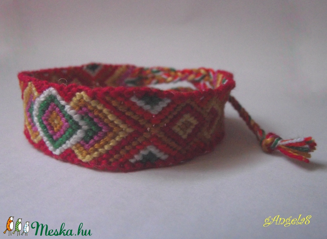 Mesés Kelet csomózott karkötő - ékszer - karkötő - Meska.hu