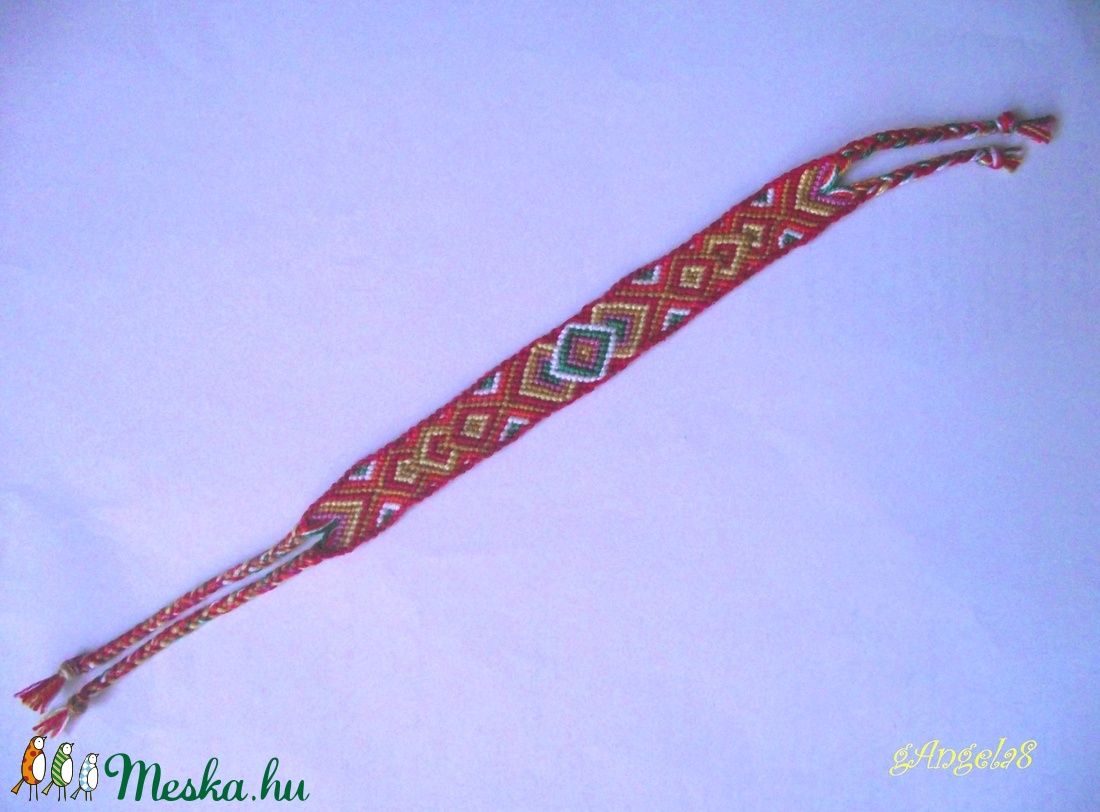 Mesés Kelet csomózott karkötő - ékszer - karkötő - Meska.hu