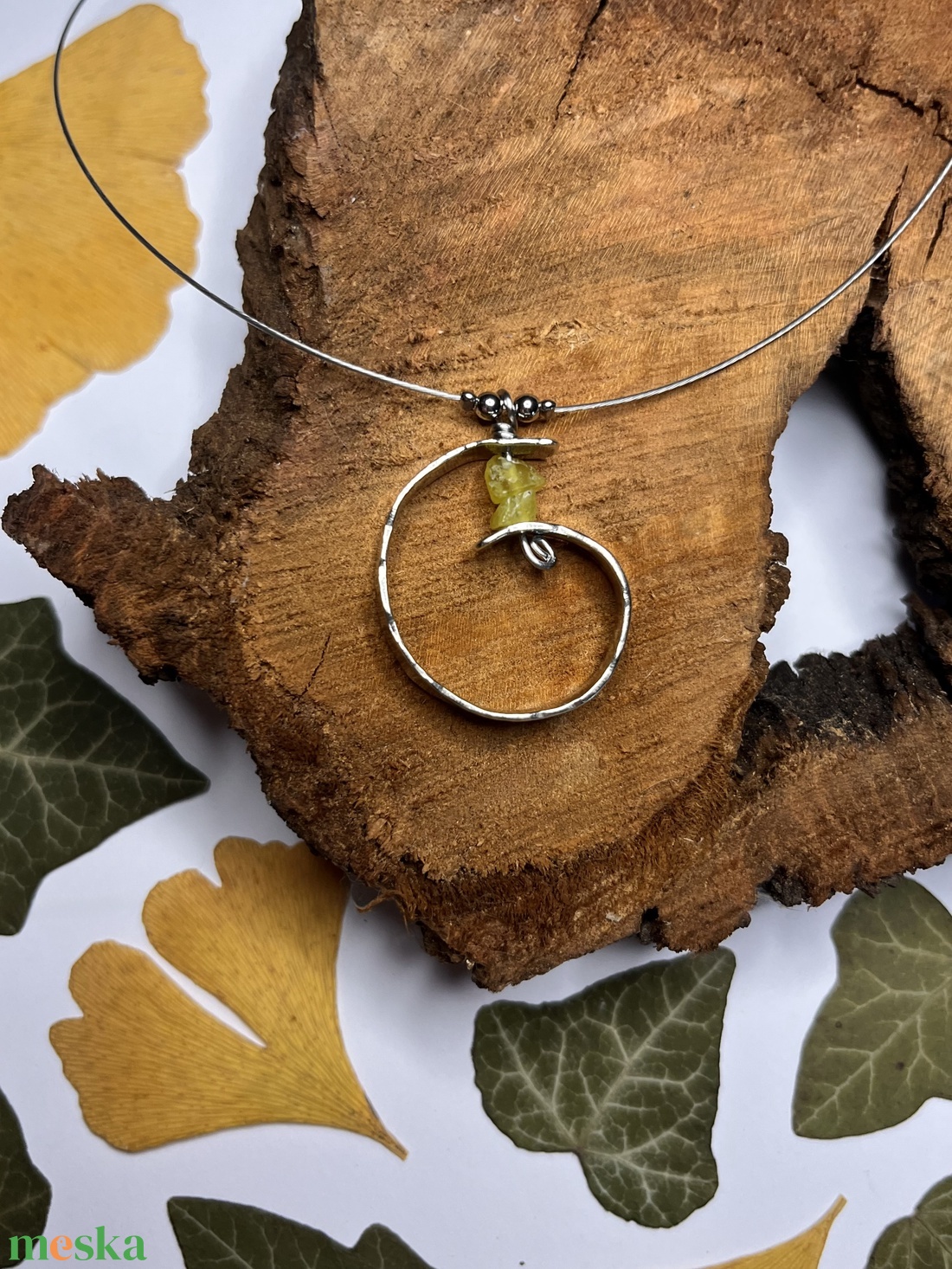 Spirál nyaklánc - ékszer - nyaklánc - medálos nyaklánc - Meska.hu