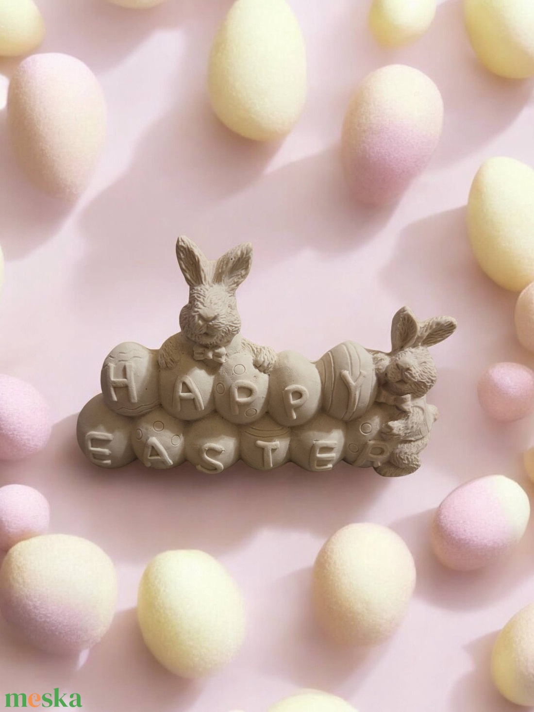 Happy Easter felirat  - kellékek & szerszámok - dekorációs kellékek - figurák - Meska.hu