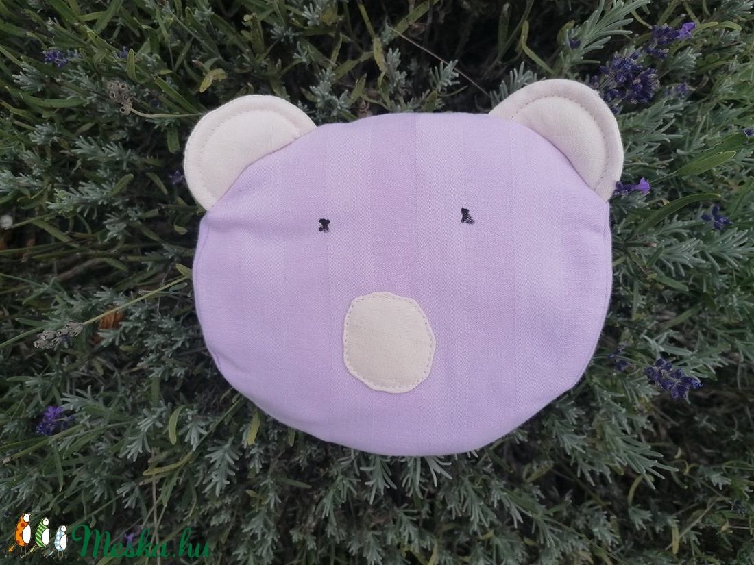 Újrahasznosított Öko Maci relax alvópárna gyerekeknek alvóka, kamaszoknak stresszoldó kabala tavaszi vidám rózsaszín -  - Meska.hu