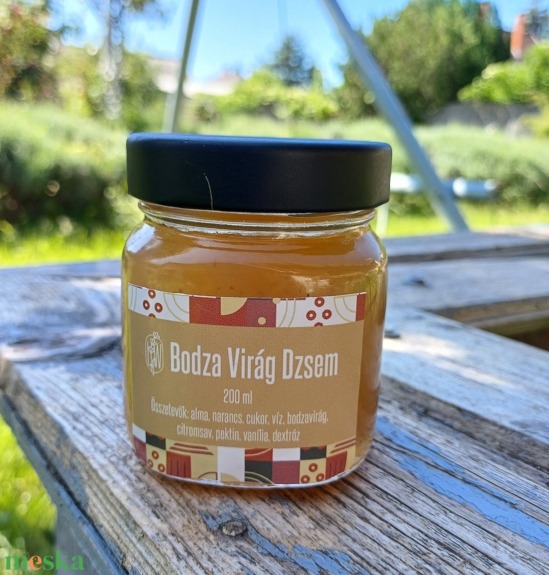 Bodzavirág dzsem - élelmiszer - lekvár - Meska.hu