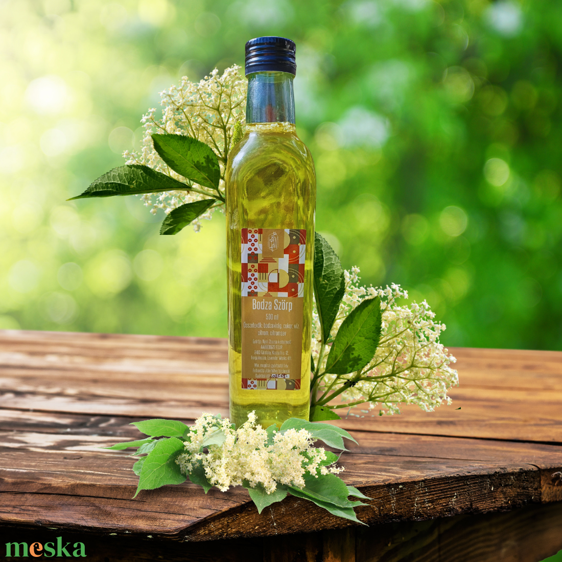 Bodza szörp - élelmiszer - szörp - Meska.hu