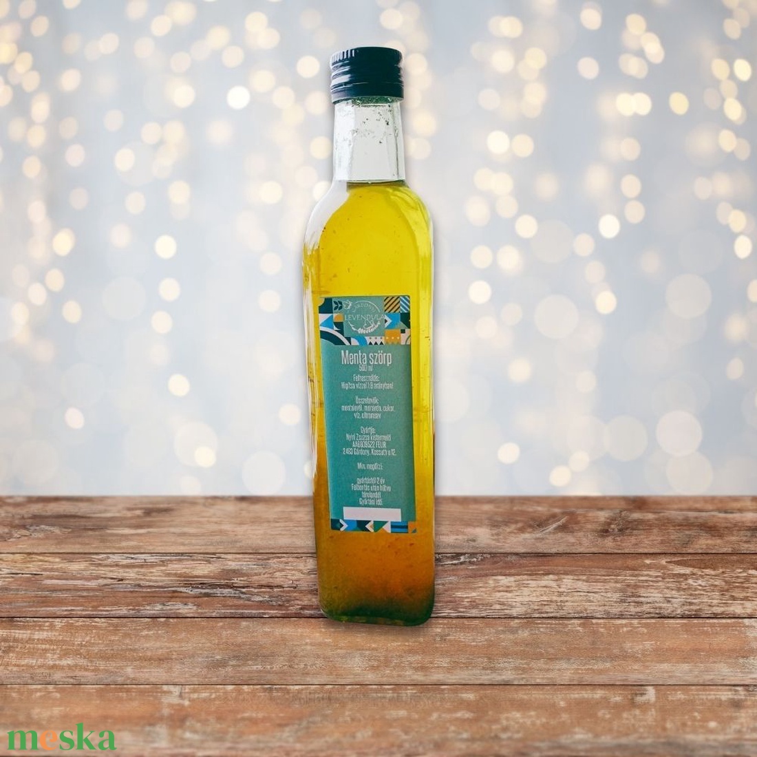 Menta szörp - élelmiszer - szörp - Meska.hu