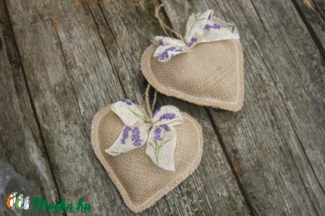  Sweet hearts - levendula szívek illatpárnák -2db Lefoglalva -  - Meska.hu
