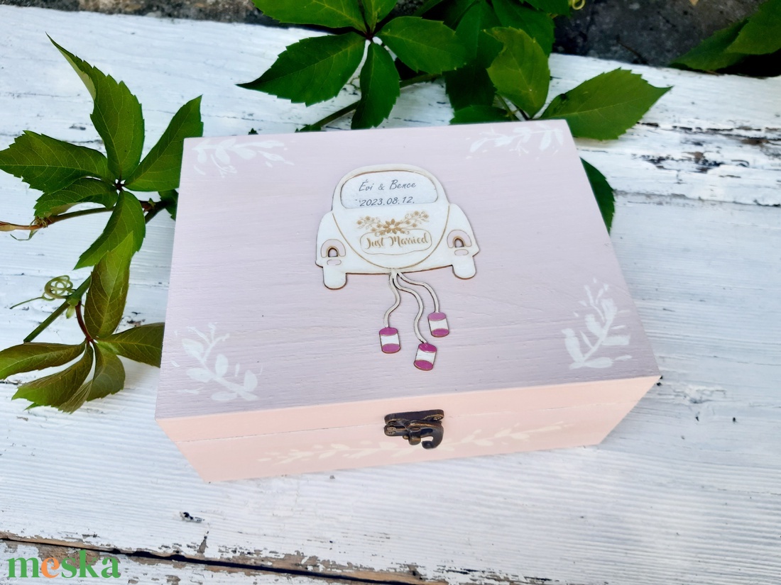 Just Married- Esküvői autós doboz, nászajándék, pénzátadó doboz- fehér-pasztell rózsaszínben, Más színnel isRendelhető! - esküvő - emlék & ajándék - doboz - Meska.hu Just Married- Esküvői autós doboz, nászajándék, pénzátadó doboz- fehér-pasztell rózsaszínben, Más színnel isRendelhető! - esküvő - emlék & ajándék - doboz - Meska.hu
