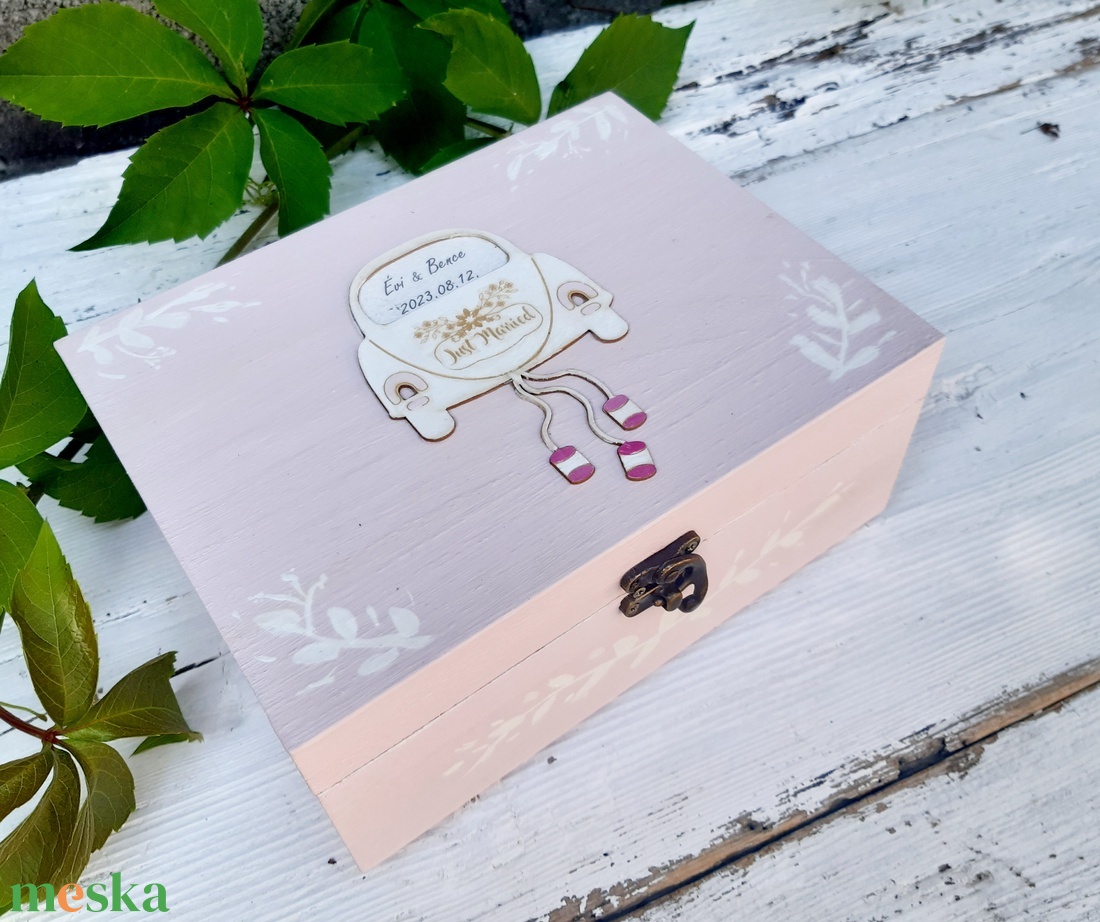 Just Married- Esküvői autós doboz, nászajándék, pénzátadó doboz- fehér-pasztell rózsaszínben, Más színnel isRendelhető! - esküvő - emlék & ajándék - doboz - Meska.hu Just Married- Esküvői autós doboz, nászajándék, pénzátadó doboz- fehér-pasztell rózsaszínben, Más színnel isRendelhető! - esküvő - emlék & ajándék - doboz - Meska.hu