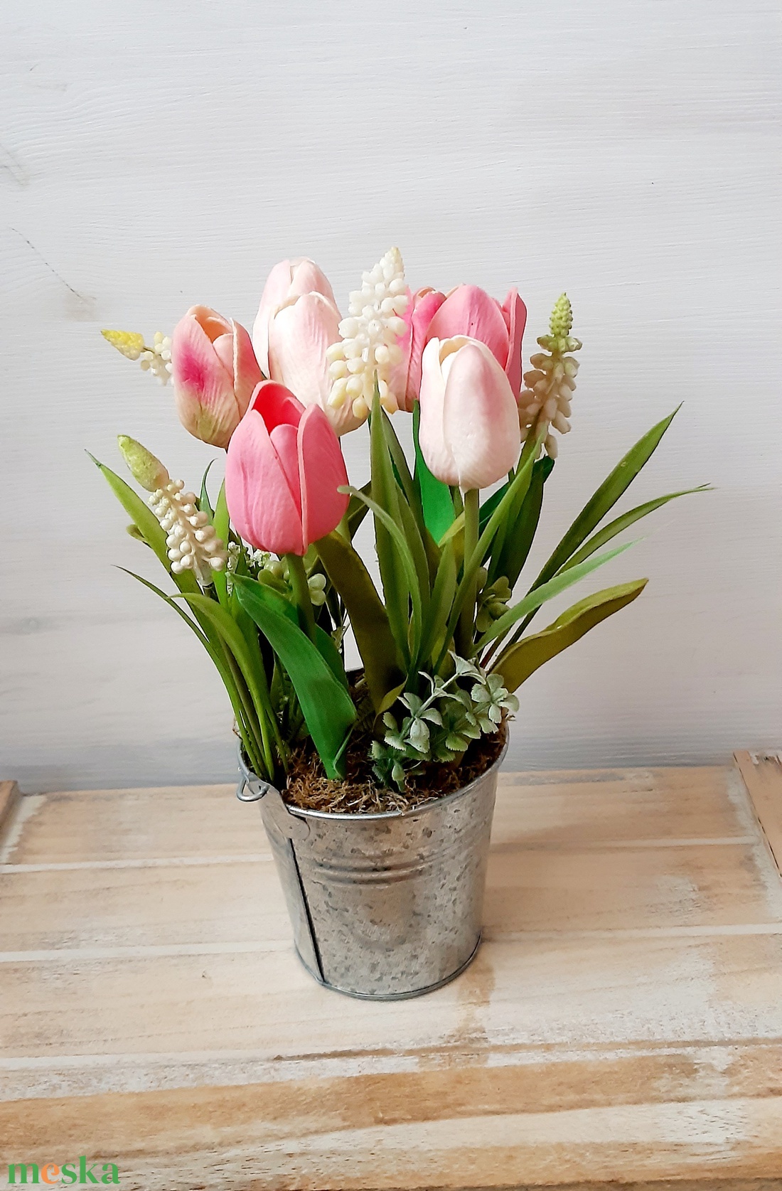 Tulipánok vödörben- virágdísz, asztaldísz, tavaszi dekoráció - otthon & életmód - dekoráció - asztal és polc dekoráció - asztaldísz - Meska.hu Tulipánok vödörben- virágdísz, asztaldísz, tavaszi dekoráció - otthon & életmód - dekoráció - asztal és polc dekoráció - asztaldísz - Meska.hu