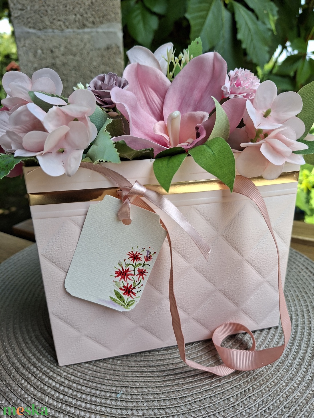Különleges pillanat- Orchideás virágtáska, ünnepi alkalmakra, AZONNAL VIHETŐ! - otthon & életmód - dekoráció - virágdísz és tartó - virágbox, virágdoboz - Meska.hu Különleges pillanat- Orchideás virágtáska, ünnepi alkalmakra, AZONNAL VIHETŐ! - otthon & életmód - dekoráció - virágdísz és tartó - virágbox, virágdoboz - Meska.hu