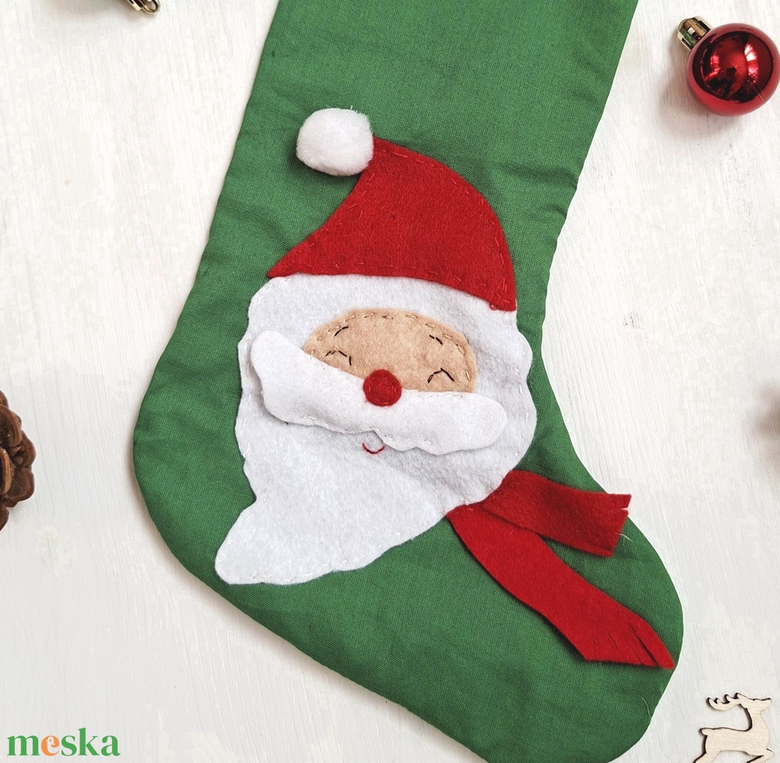 Mikulás zokni- karácsonyi ajándékzsák, mikulás és karácsonyi dísz - karácsony - adventi díszek - adventi naptár - Meska.hu Mikulás zokni- karácsonyi ajándékzsák, mikulás és karácsonyi dísz - karácsony - adventi díszek - adventi naptár - Meska.hu