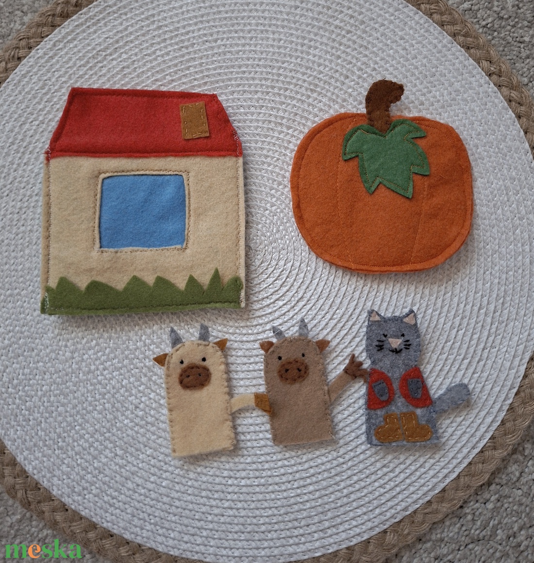 Iciri- piciri c. meséhez filc ujjbáb készlet  - játék & sport - bábok - ujjbáb - Meska.hu