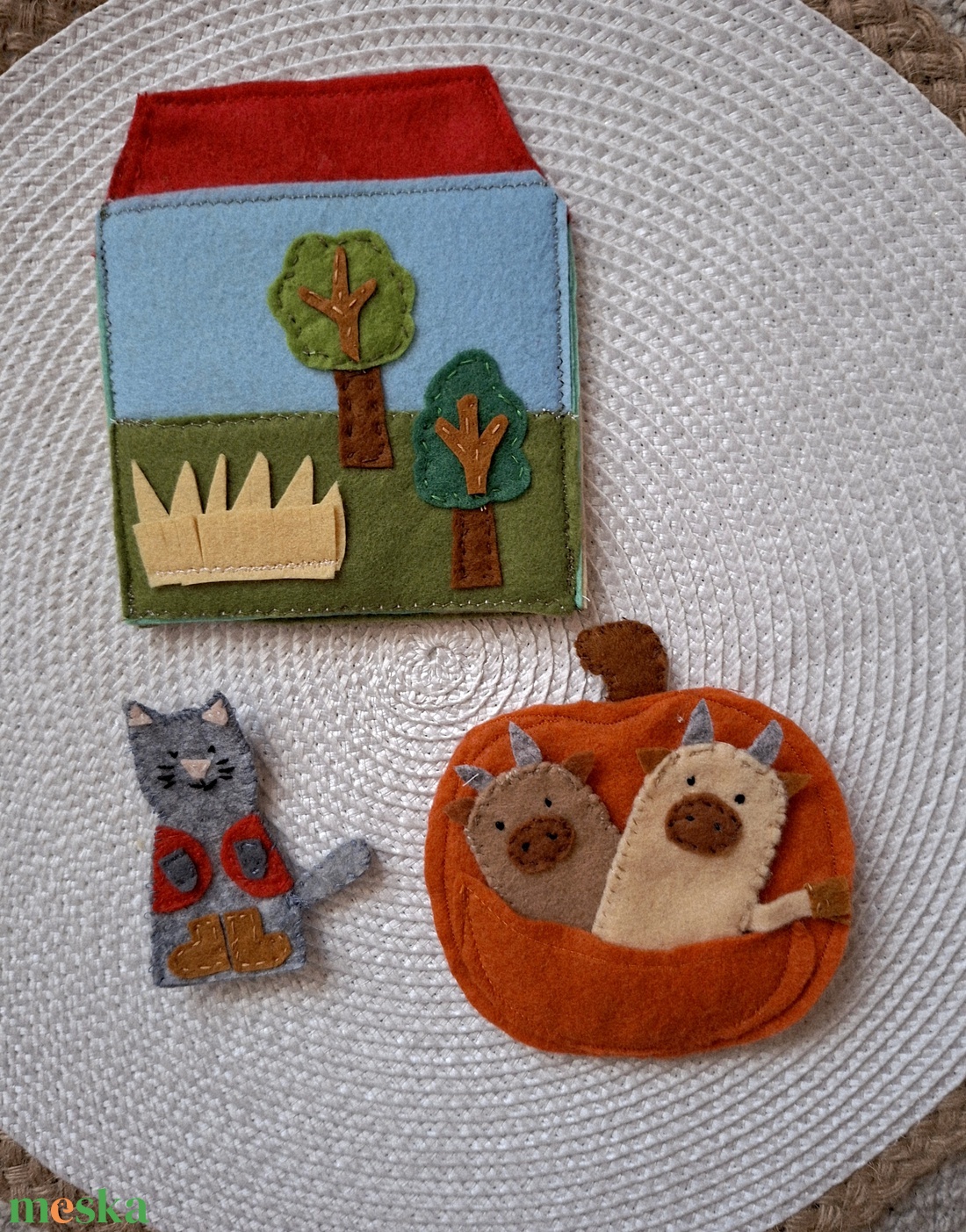 Iciri- piciri c. meséhez filc ujjbáb készlet  - játék & sport - bábok - ujjbáb - Meska.hu